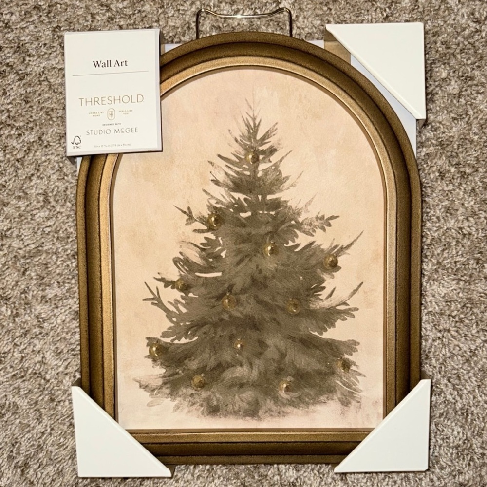 Threshold Studio McGee Christmas Tree Framed Wall Art - Target 2024 viral TikTok